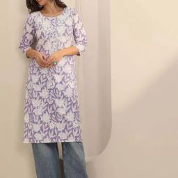 Libas Lavender Printed Kurtas-picture-16
