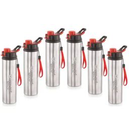 Nirlon Silver Stainless Steel Others FB_Tranzy Sipper 900ml 6PCS-image-48