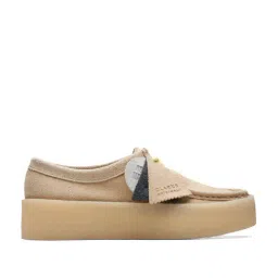 Clarks Women's Wallabee Cup Beige Derby Shoes-picture-45