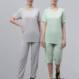 Vimal Jonney Light Green & Light Grey Sports Set - Pack of 2-image-70