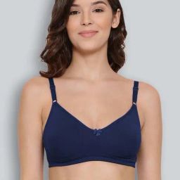 Lyra Navy Cotton Everyday Bra-picture-32