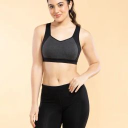 Enamor Grey Sports Bra-image-88