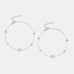 Shaya 925 Silver Anklets for Women-picture-45