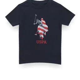 U.S. Polo Assn. Kids Navy Printed T-Shirt-picture-36