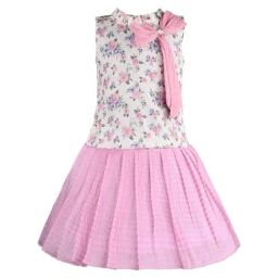 Wish Karo Kids Pink Floral Frock-picture-34
