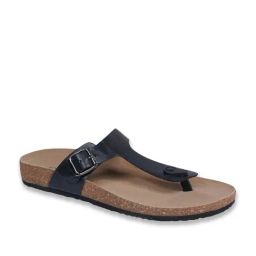Truffle Collection Men's Black Thongs-picture-24