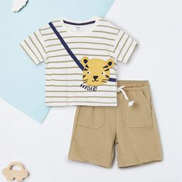 max Boys Striped T-shirt with Shorts-picture-31