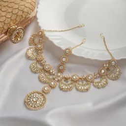 Teejh Purnimaa Pearl & Polki Matha Patti-image-25