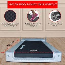 PowerMax Fitness TDM-99S (3HP Peak) Motorized Foldable Treadmill for Home Use _PIPE_ 3 Level Manual-Incline Treadmill _PIPE_ Aut image 5