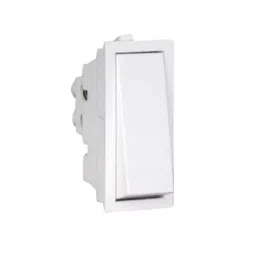 Shivam 6 A 220 V 3 Way Polycarbonate Modular Switch, White-22