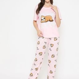 Camey Women Printed Night suit-image-50