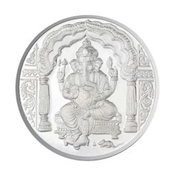 Sri Jagdamba Pearls Ganesh 999 Silver 5gm Silver Coin-image-65