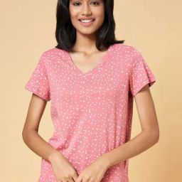 Dreamz by Pantaloons Pink Cotton Printed T-Shirt-picture-46