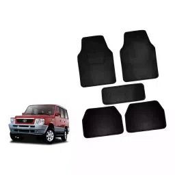 Auto Pearl CMBK147 Polyester Standard Mat for Tata Sumo (Black)-40