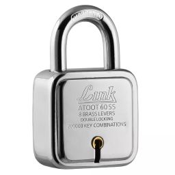 Link Atoot PadLock with 3 Keys Steelness Steel 60 mm-image-11