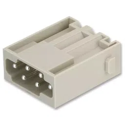 Harting Heavy Duty Connector Inserts / Modules RECTANGULAR INSERT, SIGNAL, PLUG, 6POS, 09 14 006 2633-43