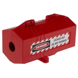 RS PRO 4-Lock Polystyrene Plug Lockout Model No 8188057-44