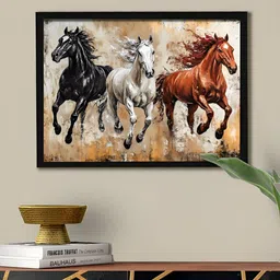Art Street White & Black 1 Piece Wood Birds and Animals Wall Photographs-image-83