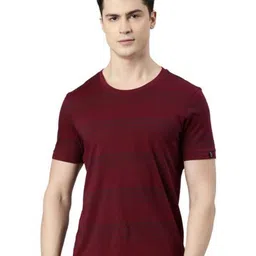 FASO Men Striped Casual T-shirt-image-14