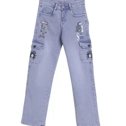 YK Boys Regular Fit Mid-Rise Light Fade Jeans-image-93