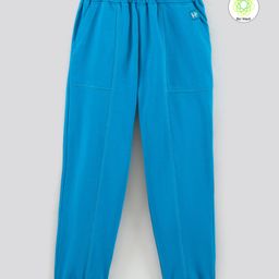 Honeyhap Premium 100% Cotton Light Weight Terry Full Length Solid Biowash Lounge Pant - Turkish Tile-image-67
