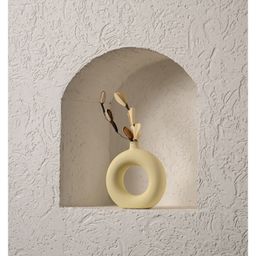 Purezento 6 Inch Donut Vase- Yellow-image-80