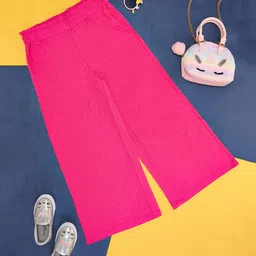 Pantaloons Junior Ribbed Pant - Pink-picture-26
