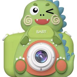 Happy Hues Kids Digital Selfie Camera Toy with HD Dual Lens Selfie and 1080P HD Video with multiple built-in filters for Fun- Green-48