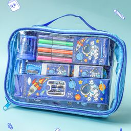 Zoe Space Theme Stationery Set -Blue-17