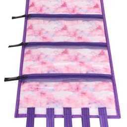 Echo Boomers Portable Wall Hanging Storage for Hair Accessories, Makeup, Toiletries, Kids Items & Kitchen Tools (Pink & Yellow)-image-96