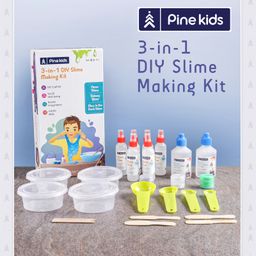 Pine Kids 3-in-1 DIY Slime Making Kit - Multicolor image 2