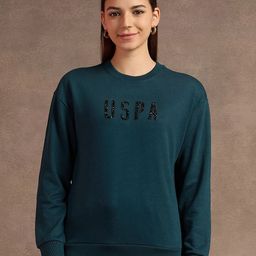 U.S. Polo Assn. Women Self Design Sweatshirt-image-40