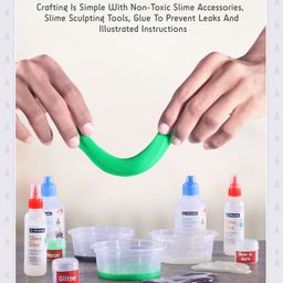 Pine Kids 3-in-1 DIY Slime Making Kit - Multicolor image 5