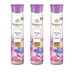 YARDLEY LONDON Women Set of 3 Morning Dew Deodorant - 96g each-31