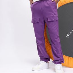 Kook N Keech Men Solid Relaxed Cargos Style Joggers-image-60