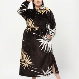 KLOTTHEPrinted Bath Robe With Belt-image-45