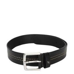 Peter England Red Canvas Solid Waist Belt for Men-13