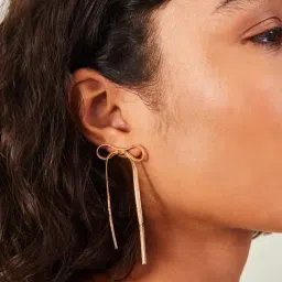 Accessorize London Gold Brass Earrings-image-13