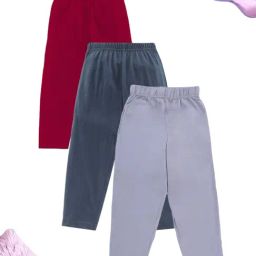 Kiddopanti Boys Multicolor Cotton Regular Fit Pyjamas - Pack of 3-image-112