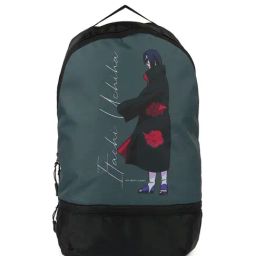 Bewakoof Black Official Naruto Itachi Printed Small Backpack-picture-36