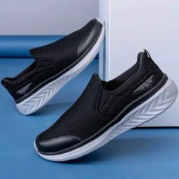 Red Tape Men's Black Walking Shoes-27