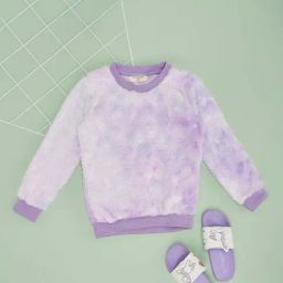 Pantaloons Junior Girls Orchid Bloom Self Full Sleeves Sweatshirts & Hoodies-34