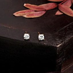 Accessorize London Real Gold-Plated Gold Z Sparkle Stud Earrings-image-38