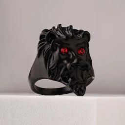Bold By Priyaasi A Stunning Fusion of Men's Ring with Lion Face-36