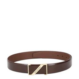 Peter England Red Canvas Solid Waist Belt for Men-12