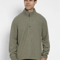 American Eagle Green Regular Fit Sweatshirt-image-45