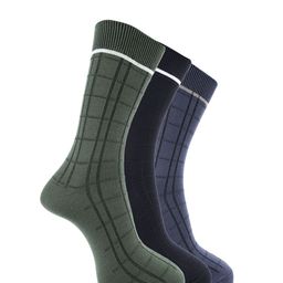 Dollar Men Pack of 3 Free Size Full Length Woolen Socks-56
