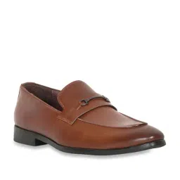 Carlton London Men's Tan Formal Loafers-image-79