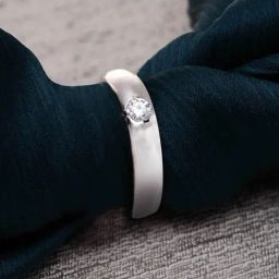 Clara 92.5 Sterling Silver Adjustable Ring for Women-image-66