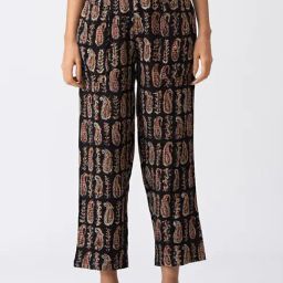 Fabindia Black Printed Palazzos-image-47